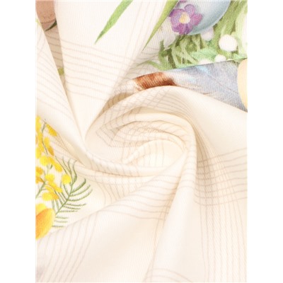 Скатерть «Этель. Уютная пасха», d=148 см, саржа, хлопок, 190 г/м²