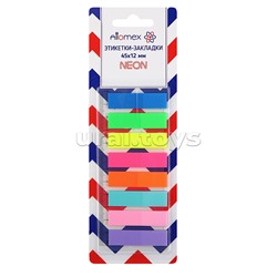 Набор самоклеящихся этикеток-закладок "Attomex" пластиковые полупрозрачные