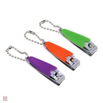 Книпсер для ногтей с силиконовой ручкой и пилкой