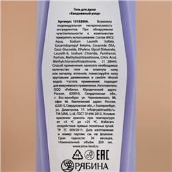 Гель для душа, 250 мл, аромат черничного макаруна, AROMA SOUND by URAL LAB