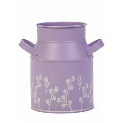 Кашпо - ваза «Ландыши», 11.5×11.5×15.5 см, лавандовое