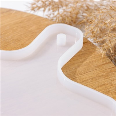 Молд для эпоксидной смолы Доляна «Классика. Прямоугольник», силикон, 34×21.5×1.2 см, цвет прозрачный