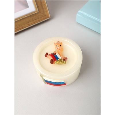 Свеча Россия Лошадь 3х7,5 см /  M-156-5 /уп.108/Символ года 2026