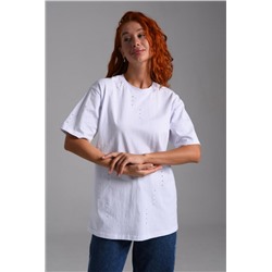 7458 футболка женская (Белый)