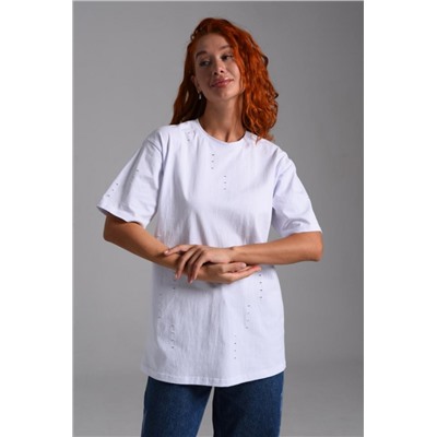 7458 футболка женская (Белый)