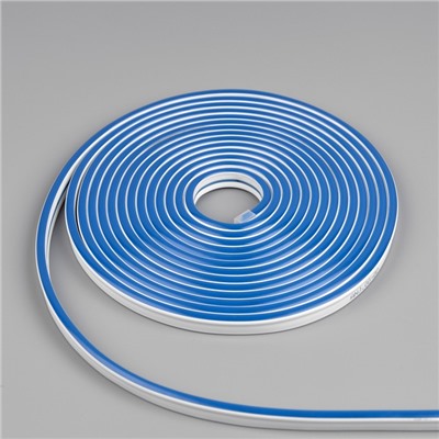 Гибкий неон Luazon Lighting 6×12 мм, IP65, 5 м, SMD2835, 120 LED/м, 12 В, свечение синее