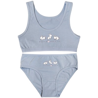 4571/4171PB1 Комплект (топ+трусы) для девочки (Donella)