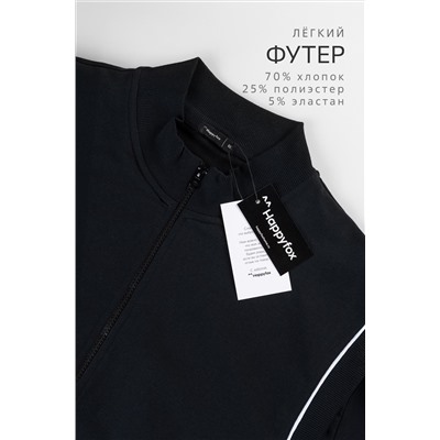 Мужской спортивный костюм из футера двухнитки Happyfox