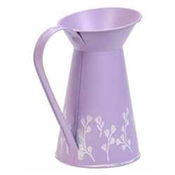 Кашпо - ваза «Кувшин Ландыши», 12×12×20 см, 1.5 л, лавандовое