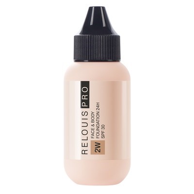 Крем тональный Face&Body Foundation 24H SPF30 тон 2W средний оливковый