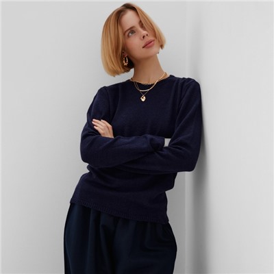 Джемпер женский MINAKU: Knitwear collection, синий, размер 46-48