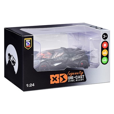 Машина "Молниеностная гонка" (свет, звук, дым) в коробке