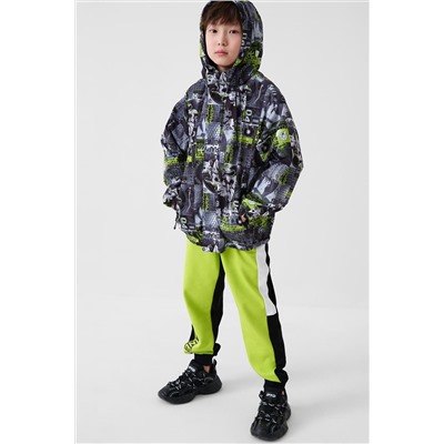 Куртка текстильная с полиуретановым покрытием для мальчиков (ветровка) PLAYTODAY, 1240357