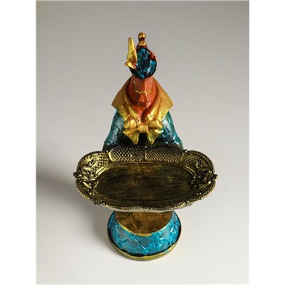 Фигура-подставка для мелочей «Лошадь с подносом», полистоун, 33×20×14 см