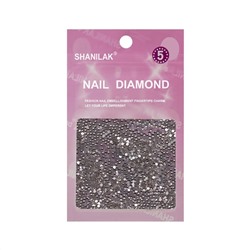 Nail Art Стразы для ногтей №5, серебристый 15832