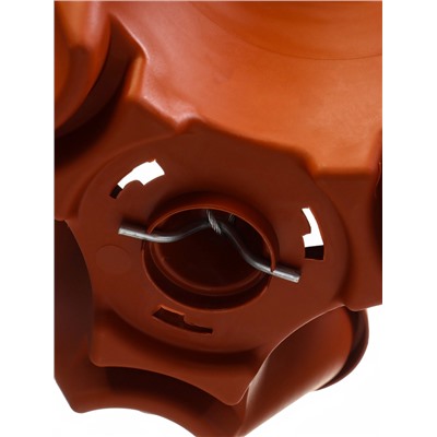 Кашпо для цветов многоярусное «Каскад», 3 шт., 12 л (секция 4 л), цвет терракотовый