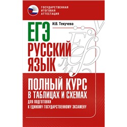 АСТ Текучева И.В. "ЕГЭ. Русский язык. Полный курс в таблицах и схемах для подготовки к ЕГЭ"