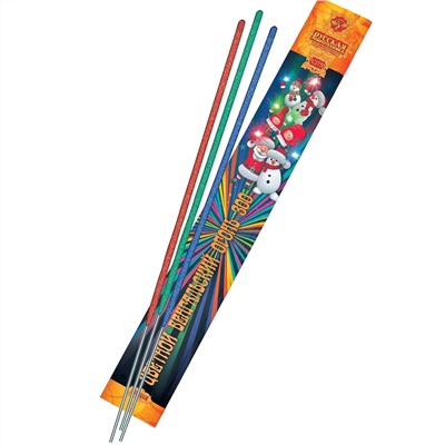 Бенгальские свечи РС1755 Цветной бенгальский огонь 300мм