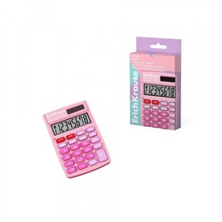 Калькулятор  8 разрядов 88х58 мм PC-101 Pastel розовый карманный 62007 ErichKrause