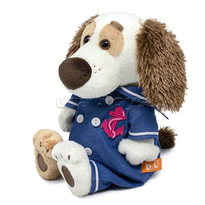 Собака Бартоломей  BABY в комбинезоне с якорем