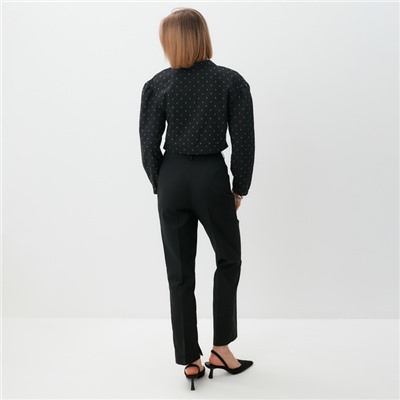 Жакет женский MINAKU: Green trend, чёрный, размер 44