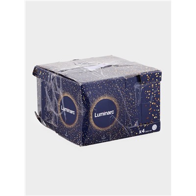 УЦЕНКА Набор стаканов высоких 350 мл «Золотой мед», 4 шт.