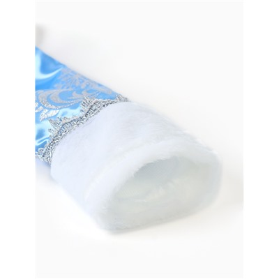 Карнавальный костюм «Снегурочка Волшебная»: шуба, кокошник, р. 164