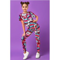 Летний костюм из бамбука для девочки Happyfox