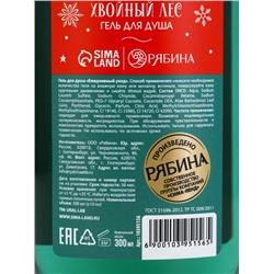 Гель для душа URAL LAB, 300 мл, аромат хвойный лес, Новый Год