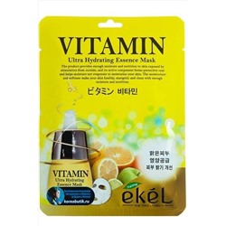 Ekel Маска тканевая с витамином С, 25 мл KRISTALLER, 1112123