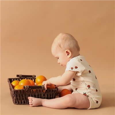 Боди Крошка Я Oranges, рост 62-68, молочное