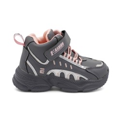 Кроссовки детские высокие В8985-15 серые