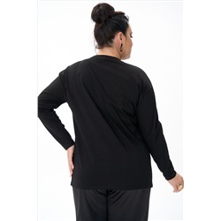 Лонгслив (черный)