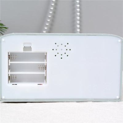 Светильник настольный новогодний 18x10x26 см Камин / NG206-7 /уп 6/ музыкальный