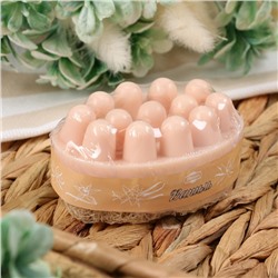 Мыло массажное с люффой «Ваниль» 100 г «Добропаровъ» бежевый