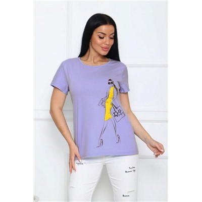 Футболка женская 20517 (Лиловый)