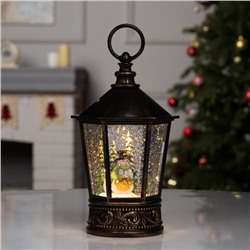 Светодиодная фигура «Снеговик» 14×22×14 см, пластик, батарейки ААх3 (не в комплекте), свечение тёплое белое