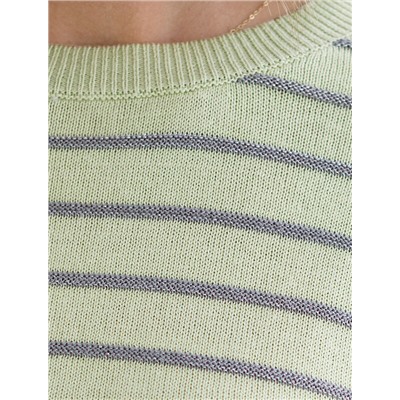 Джемпер из хлопка с люрексом