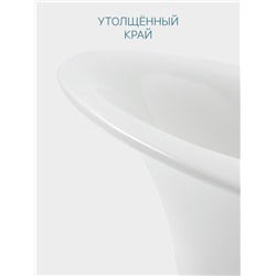 Тарелка Hanna Knövell, 170 мл, 20.2×17.6 см, фарфор, белая