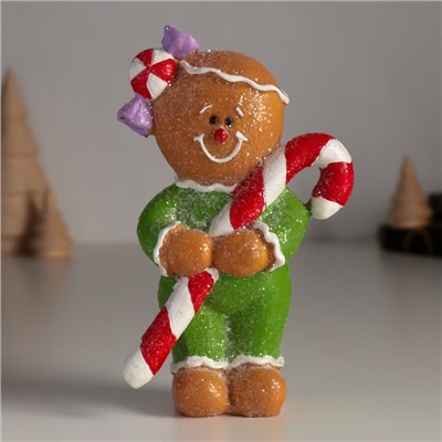 Фигурка полистоун «Пряничка с конфеткой и леденцом», 4.5×8.5×14 см