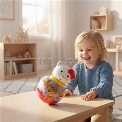 Неваляшка малая "Кошечка Алина" в п/пакете