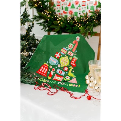 Натали Полотенце Набор кухонных полотенец Новогодняя мозайка