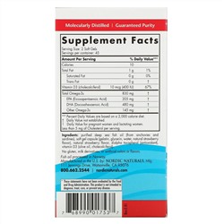 Nordic Naturals, Докозагексановая кислота для беременных, Клубника, 500 мг, 90 капсул