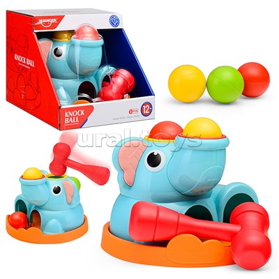 Игра Стучалка "Весвлый слоник" в коробке