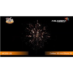 Фейерверк MC200-25 Черная магия / Black Magic (1.9" х 25)