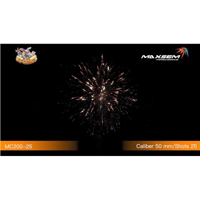 Фейерверк MC200-25 Черная магия / Black Magic (1.9" х 25)