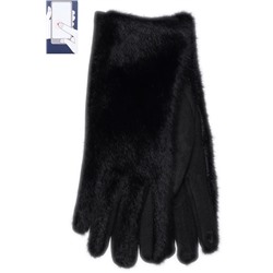 Перчатки жен. LuMeiJia MB-04 мех/сенсор