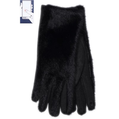 Перчатки жен. LuMeiJia MB-04 мех/сенсор