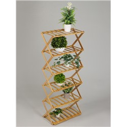 Стеллаж универсальный, 6 полок, 50×25×110 см, напольный, открытый, Greengo