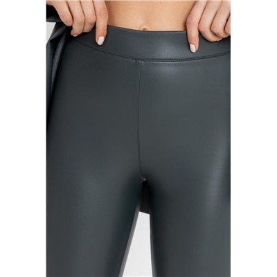 Брюки женские 182362 Экокожа (Полынь)